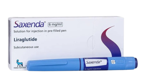 Saxenda Liraglutida 6mg/mL com 3 Canetas de 3mL (Emagrecimento)