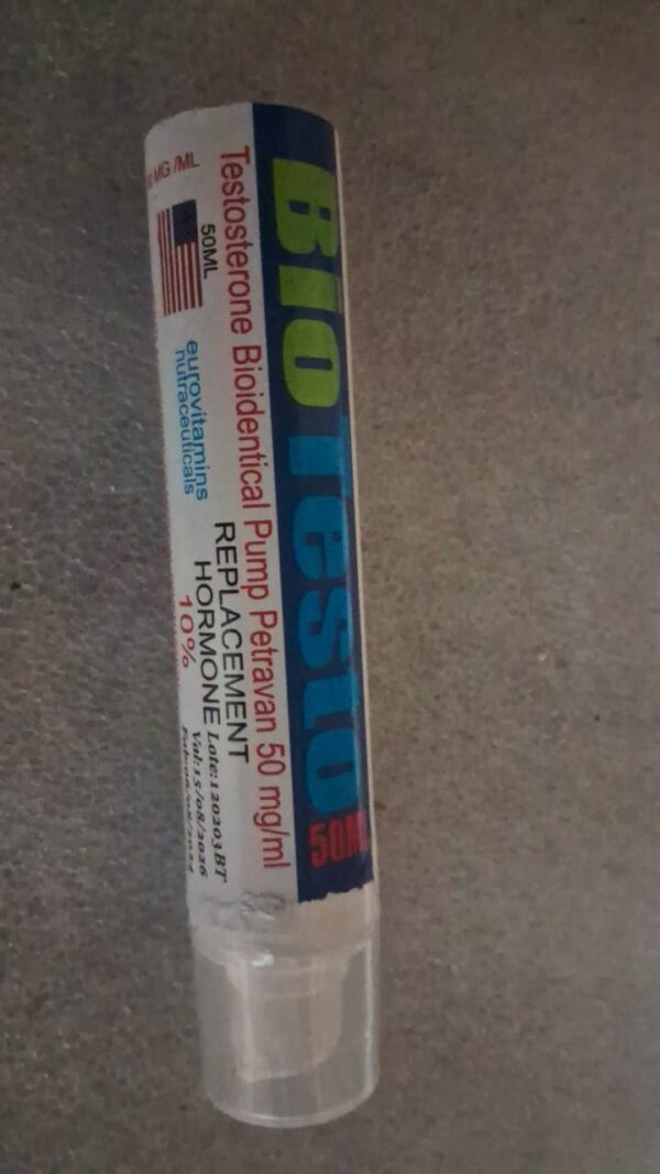 Testosterona em Gel 50mg Eurovitamins - Image 4